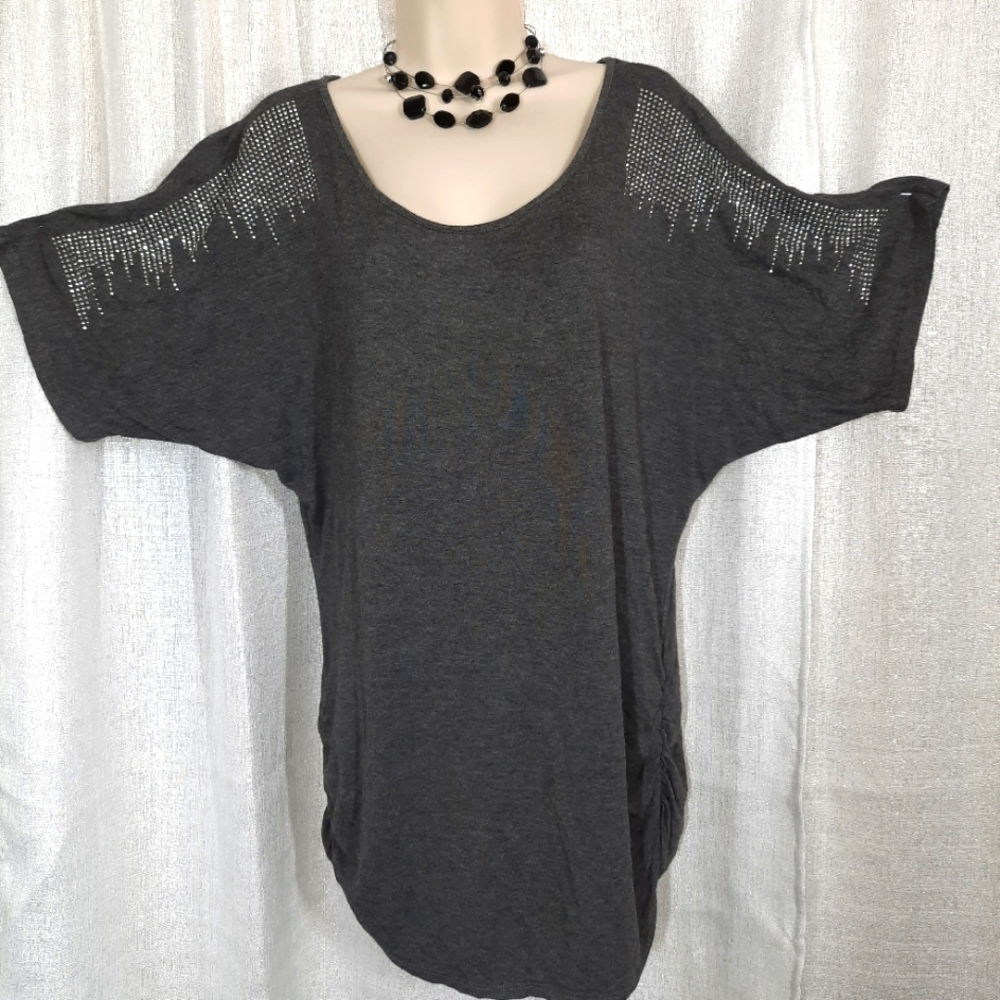 Espresso Gray Pullover Size Large